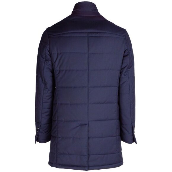 Made in Italy Blue Wool Vergine Jacket IT48 |M - Picture 3 of 4